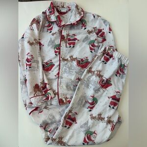 Pottery Barn Kids Christmas  Pajama Set size 6